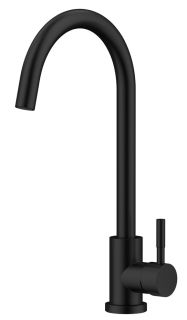 Смеситель для кухни Raiber Graceful RPB-012 чёрный матовый